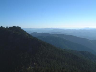 Looking S at Bohemia Mt. from Fire Tower